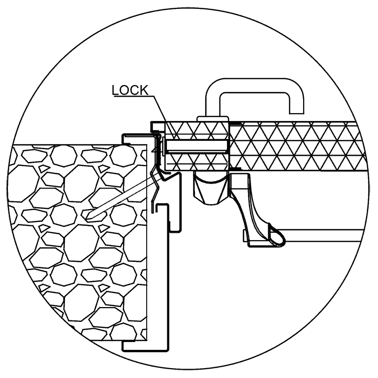 Dimak Fire Door Full Frame Drawing
