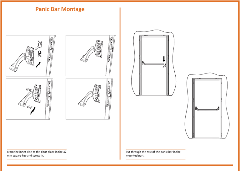 Fire Door Panic Bar Installation