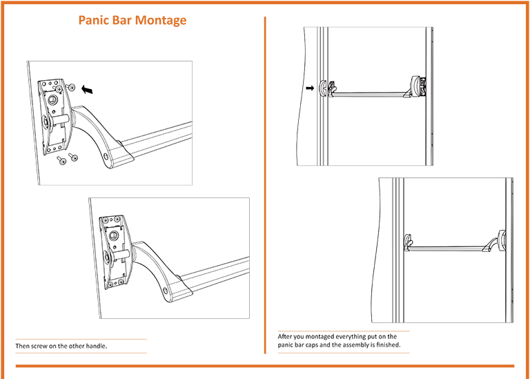 Fire Door Panic Bar Installation