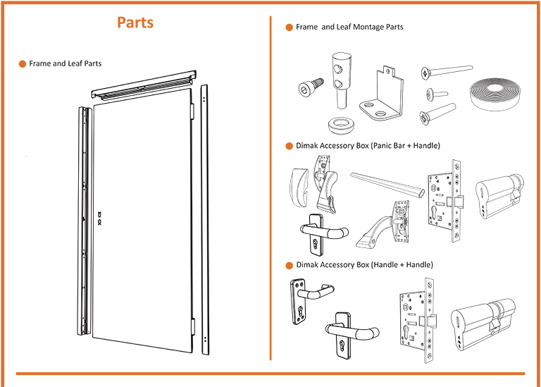 Dimak Fire Door Parts
